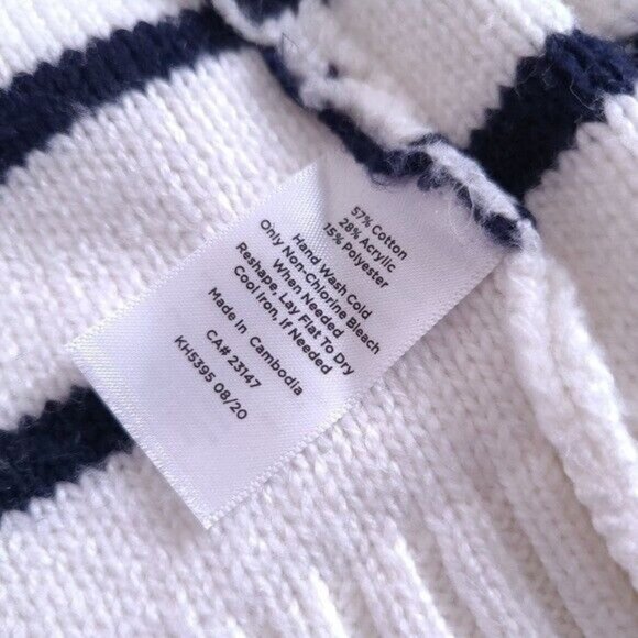 Talbots Womens Fair Isle Christmas Long Open Front Cardigan S - Picture 7 of 8